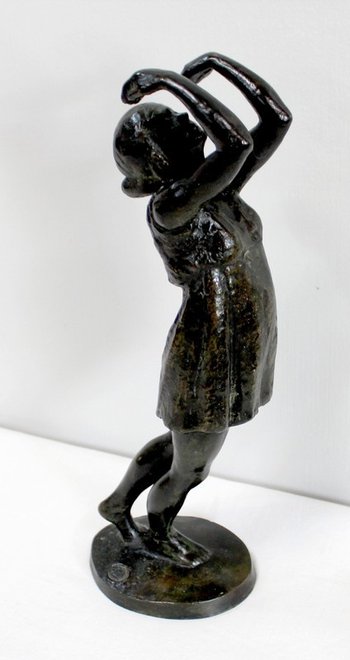  Bronze "the Dancer", by G. Halbout du Tanney - 1st part of the 20th century