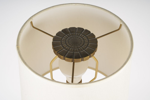 Lampe en bronze doré de style Art Déco