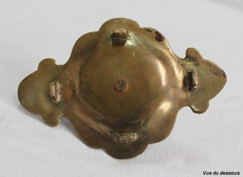 Small Inkwell In Bronze And Cloisonné Enamels - Nineteenth