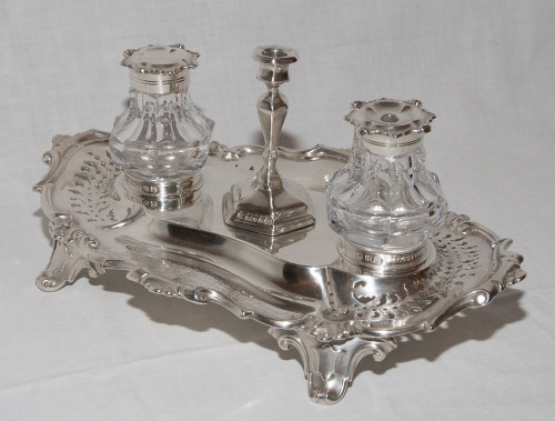 Calamaio vittoriano in argento