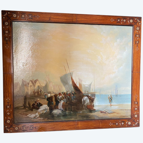 Tableau, peinture signée Jules Noël