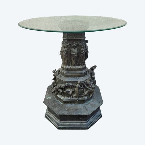 Monumento a Dante, riduzione in bronzo, C Zocchi (dopo), fine XIX/inizio XX secolo