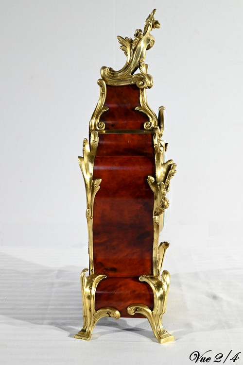 Fireplace Trim in Bronze and Painted Wood, stamped Vincenti & Cie – 2nd part 19th century