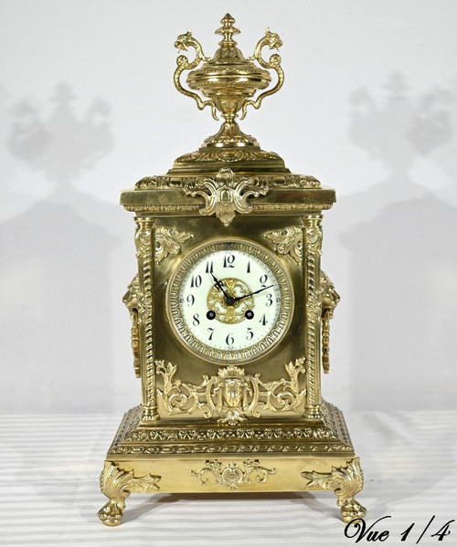 Gilt Bronze Fireplace Trim, stamped Japy Frères & Cie – Late 19th century