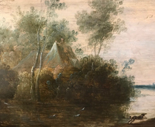 Dutch Landscape Anthonie Jansz Van Der Croos (1606/1662) Entourage