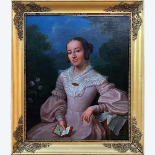 Ragazza firmata B Pécheux 1830 (1779/1831)