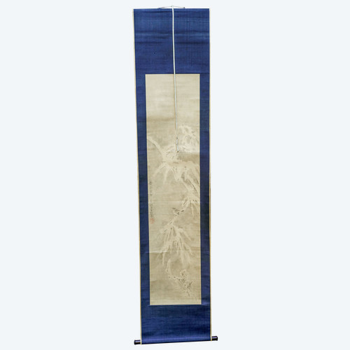 Tachihara Kyosho (立原杏所, 1786-1840) - 19th century Japanese scroll painting, Winters
