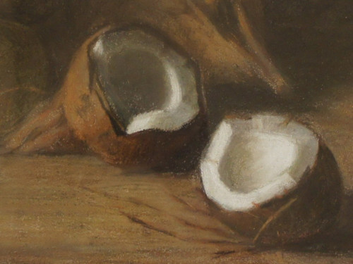 Coconut Signed H Darien 1864/1926