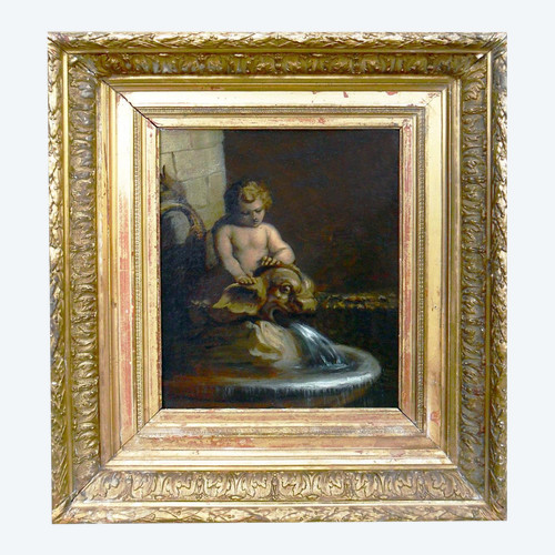 Bambino a La Fontaine XVIII secolo