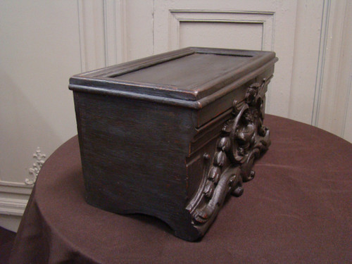 Coffret En Bois Art Populaire. 19th century