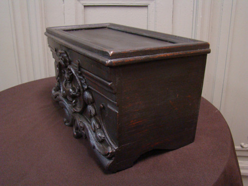 Coffret En Bois Art Populaire. 19th century