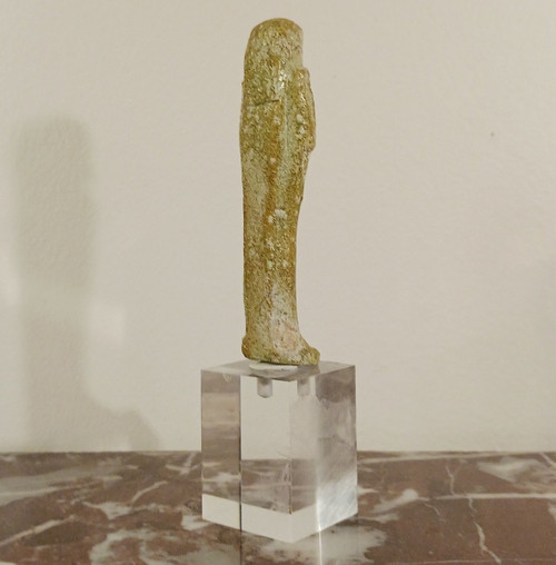 Chaouabti ou Oushebti - fritte vert-bleue - Egypte Antique - Basse Epoque