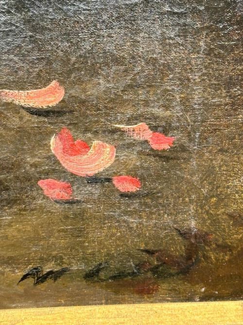 Ölgemälde auf Leinwand von Max Carlier (1872-1938) Blumen, Stillleben