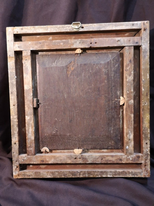 Öl auf Holz, signiert Graat Barend (1628-1709). Zeitraum Mitte des 17. Jahrhunderts.