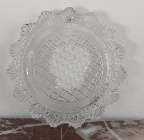 Baccarat - crystal-ceramics with profiles of Napoleon and ML - Brouwet collection - Empire, circa 1810