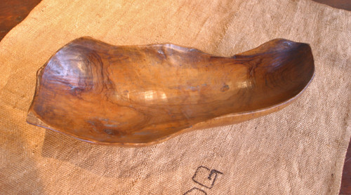 Carved wooden empty pocket