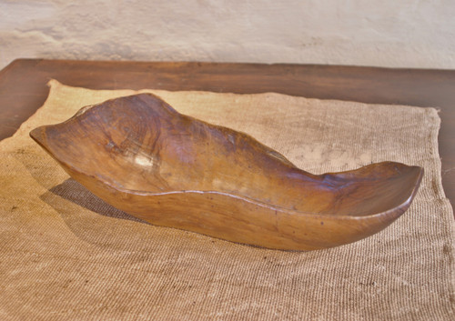 Carved wooden empty pocket