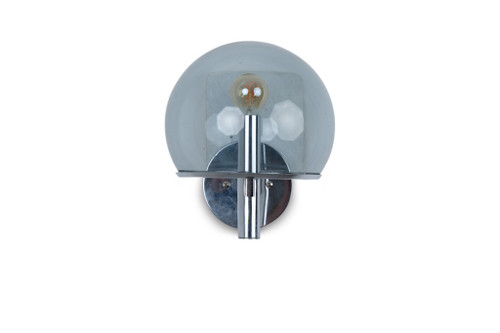 Gaetano Sciolari. Paire d’appliques de forme boule. Années 1970.