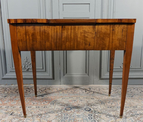Coiffeuse d'époque Louis XVI En Marqueterie. Fin XVIIIème