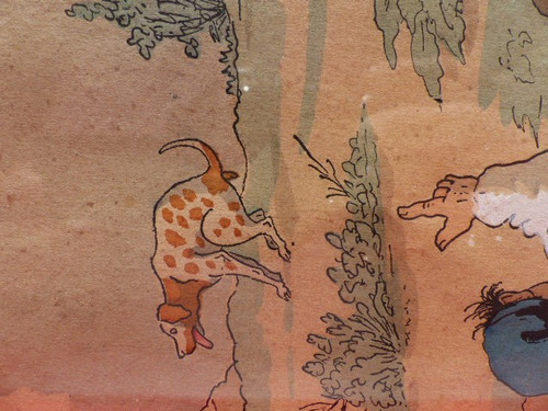 humorvoller Jagd-Aquarelldesigner Lavrate (1829-1888)