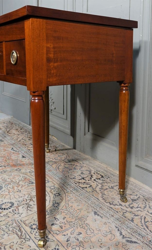 Coiffeuse d'Homme d'époque Louis XVI En Acajou