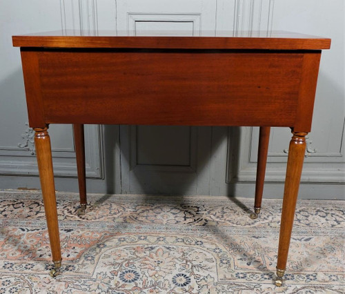 Coiffeuse d'Homme d'époque Louis XVI En Acajou