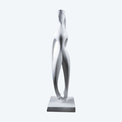 Dragoljub Milosevic. Scultura in fibra di vetro. Circa 1970.