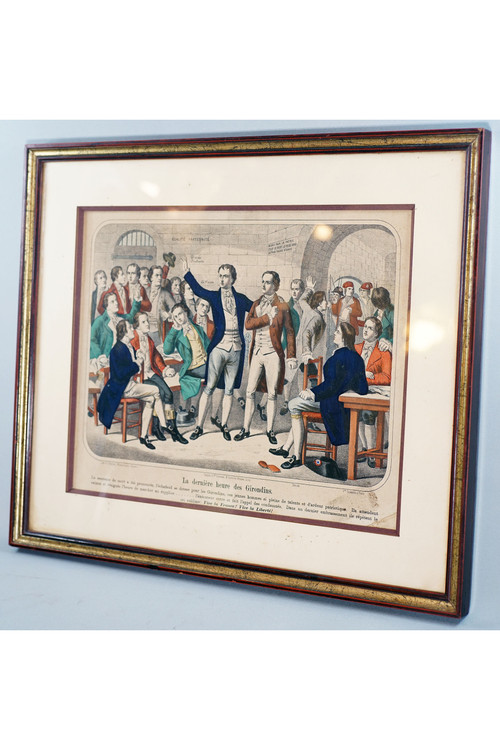DIE LETZTE STUNDE DER GIRONDINER, Litho