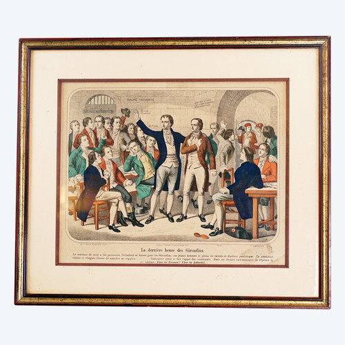 DIE LETZTE STUNDE DER GIRONDINER, Litho
