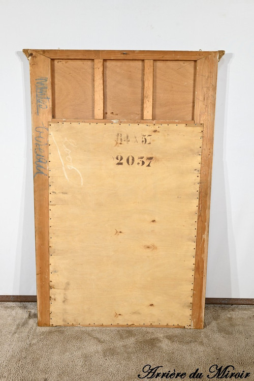 Miroir en Bois et Staff Doré, style Louis XVI – 1930