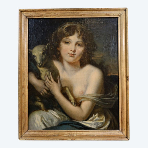 Oil on canvas, early 19th century - Follower of J.b Greuze