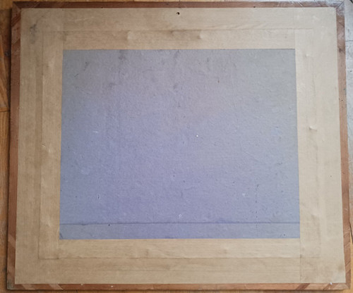 Souvenir of the Grand Tour - veduti of the Duomo of Florence - pitch pine frame Louis Philippe period