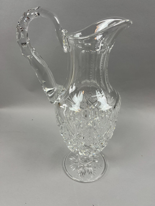 Saint Louis crystal pitcher or ewer, Florence model