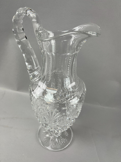 Saint Louis crystal pitcher or ewer, Florence model