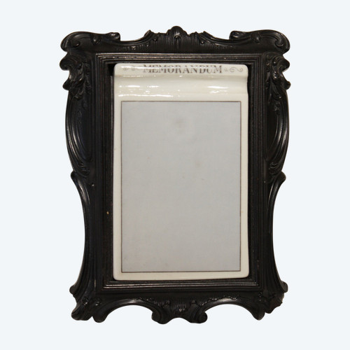 Earthenware notepad (Memorandum), Napoleon III period