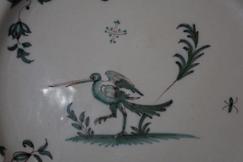 Plate In Moustiers Earthenware