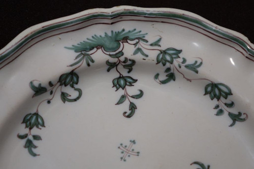 Plate In Moustiers Earthenware