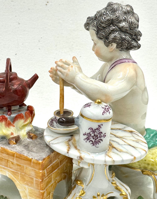 Meißen - Allegorie "Das Feuer".