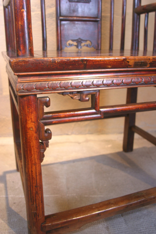 Deux anciens fauteuils Chinois XIXe