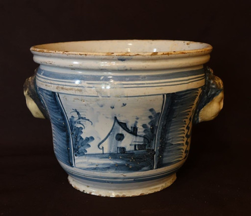 Cache Pot En Faïence De Nevers