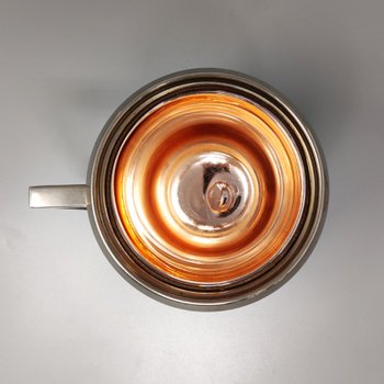 1960 Superb ice bucket by Aldo Tura for Macabo. Made in italy