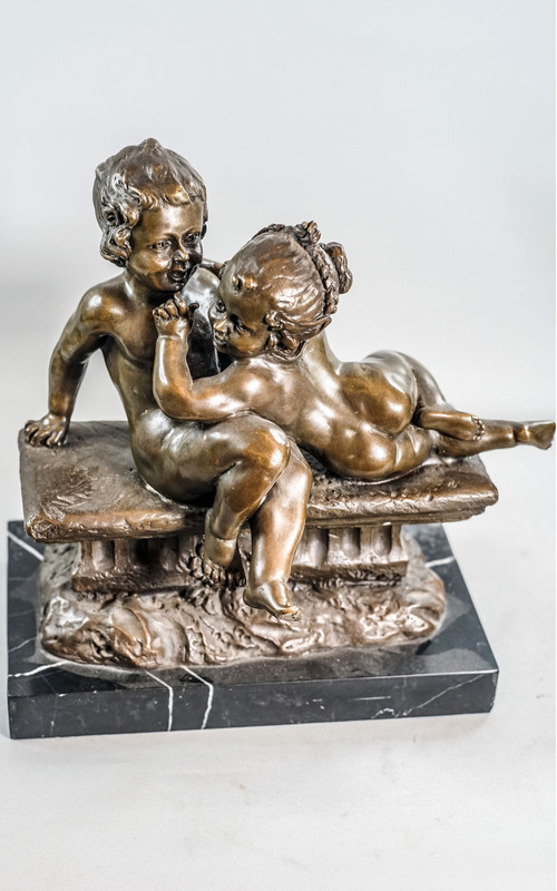 Joseph D'ASTE, 1881-1945, BAMBINI DI BRONZO
