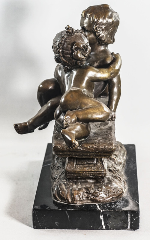 Joseph D'ASTE, 1881-1945, BAMBINI DI BRONZO