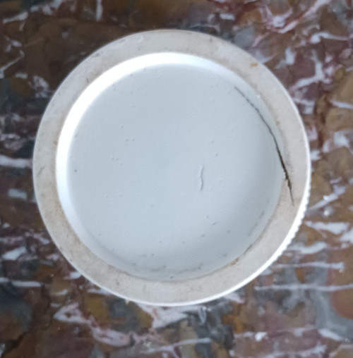 Paris, Empire period, Restoration - superb inkwell and circular tripod penholder - porcelain