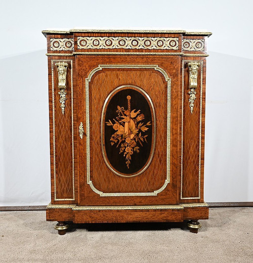 Meuble d’Entre-deux en Bois Précieux, époque Napoléon III – Milieu XIXe