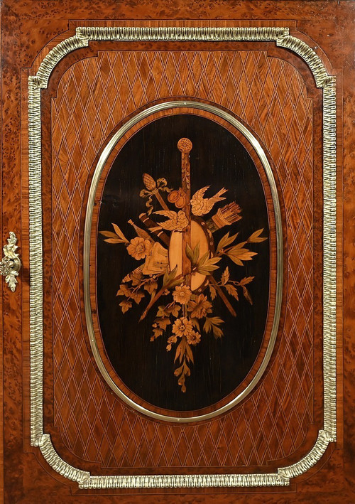 Meuble d’Entre-deux en Bois Précieux, époque Napoléon III – Milieu XIXe