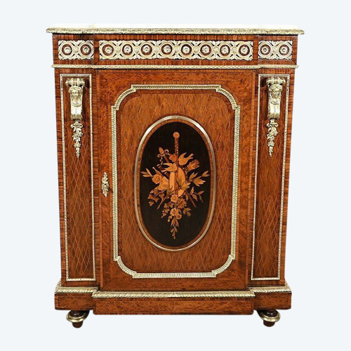 Meuble d’Entre-deux en Bois Précieux, époque Napoléon III – Milieu XIXe