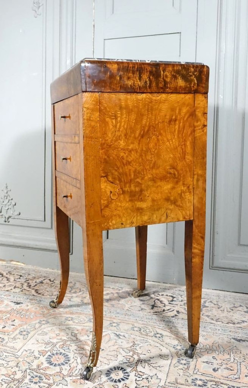 Table Chiffonnière En Loupe De Frêne