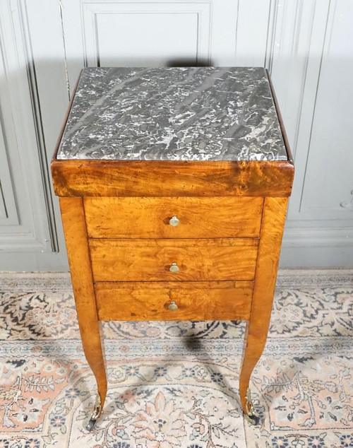 Table Chiffonnière En Loupe De Frêne