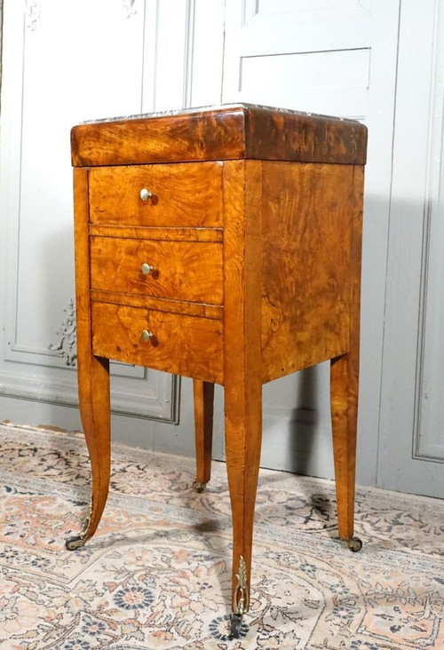 Table Chiffonnière En Loupe De Frêne